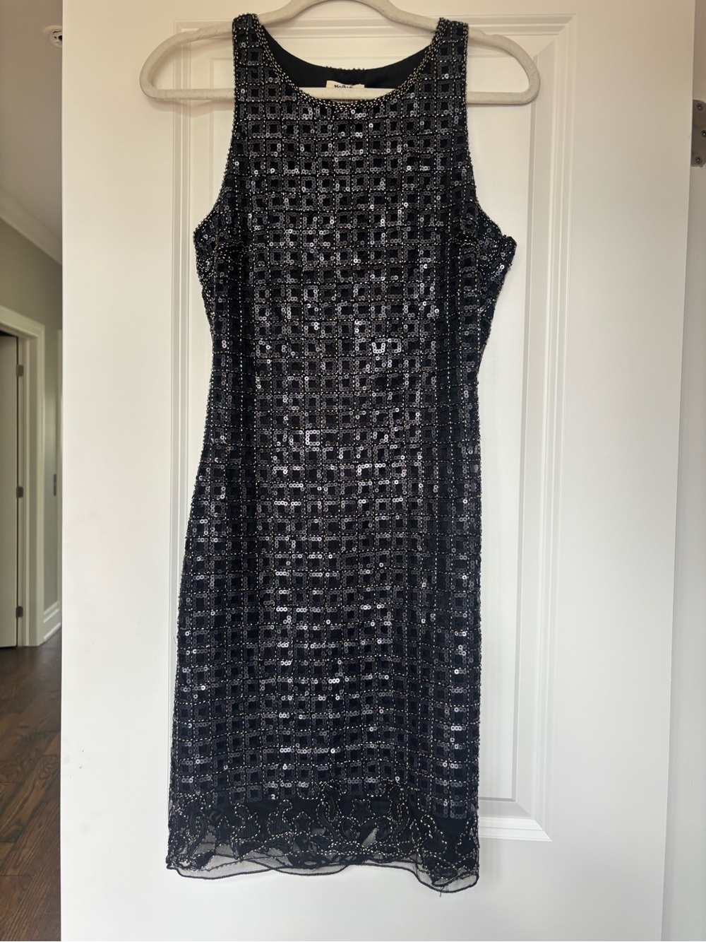 Molly Bracken Black Sequin Dress — Size S